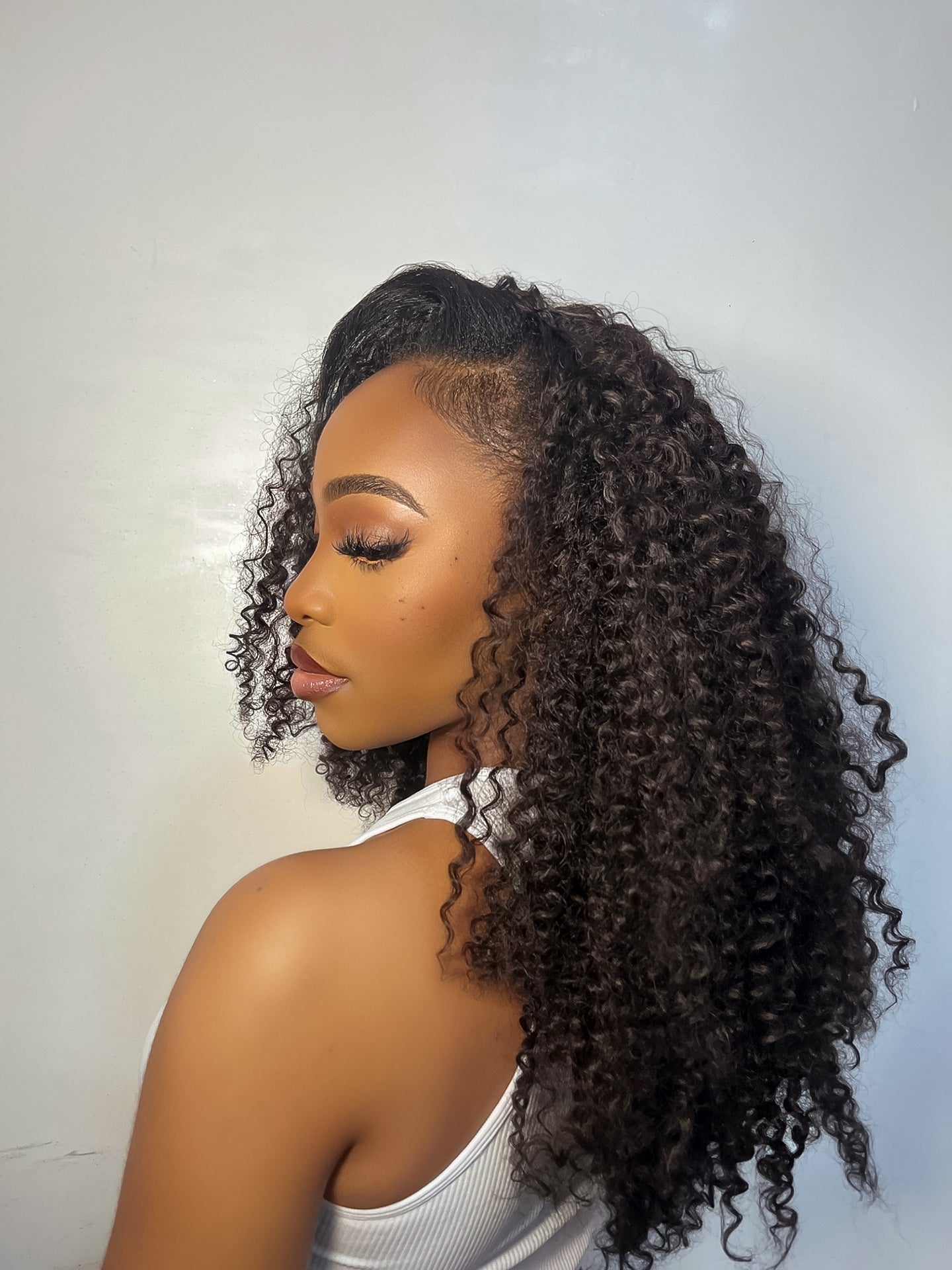LOURA JERRI CURL HALF WIG