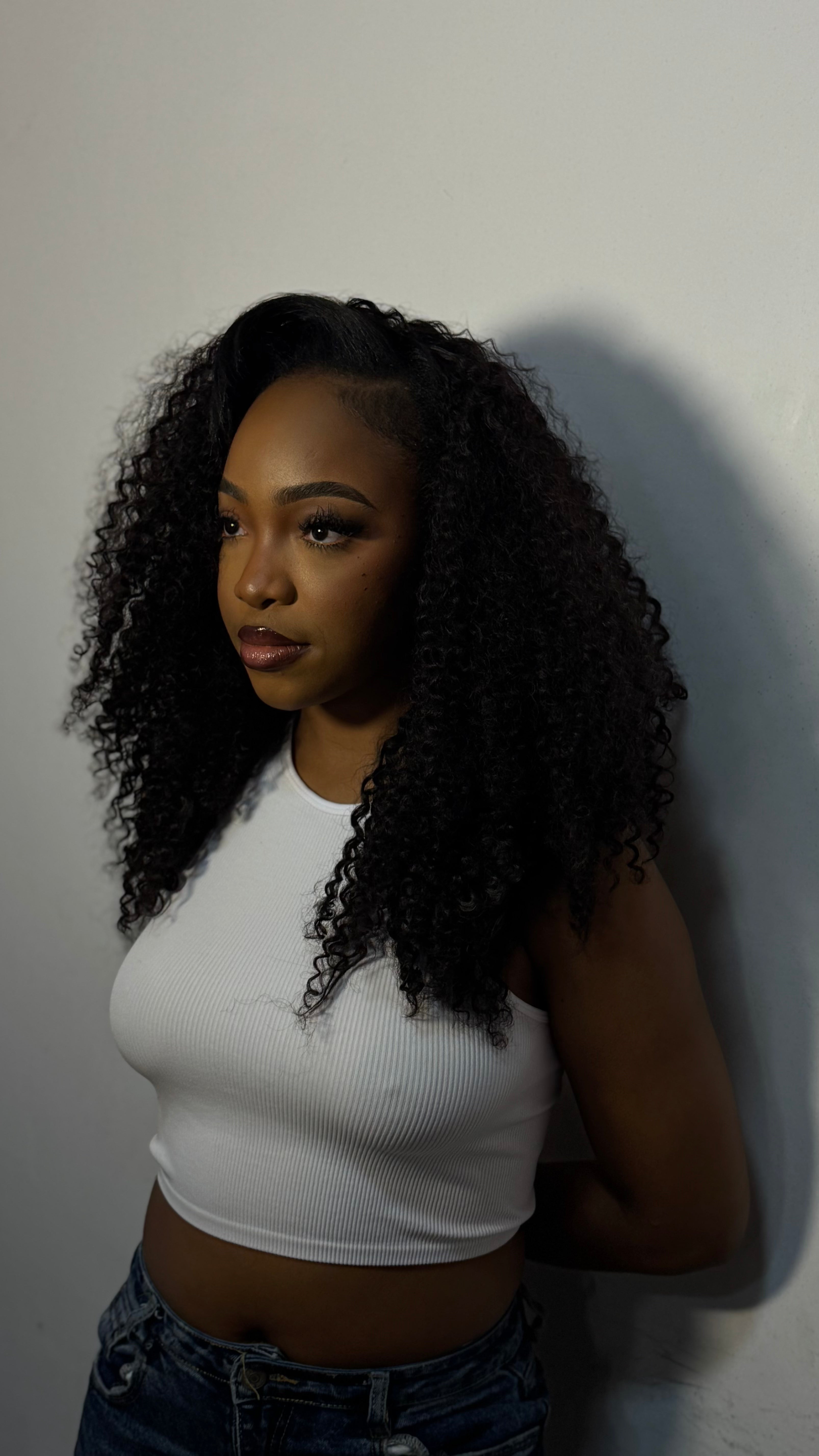 LOURA JERRI CURL HALF WIG