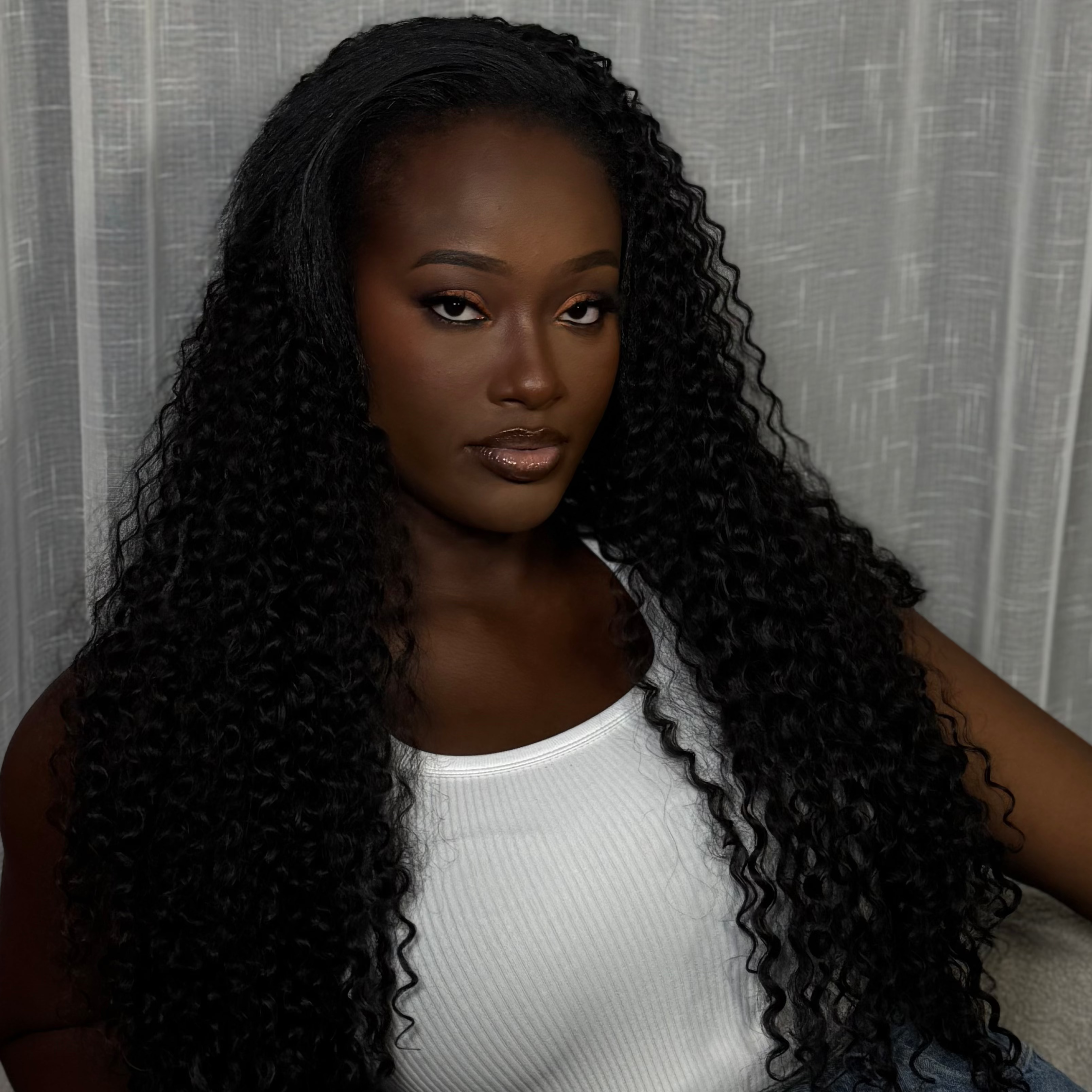 LOURA LOOSE WAVE CURL HALF WIG